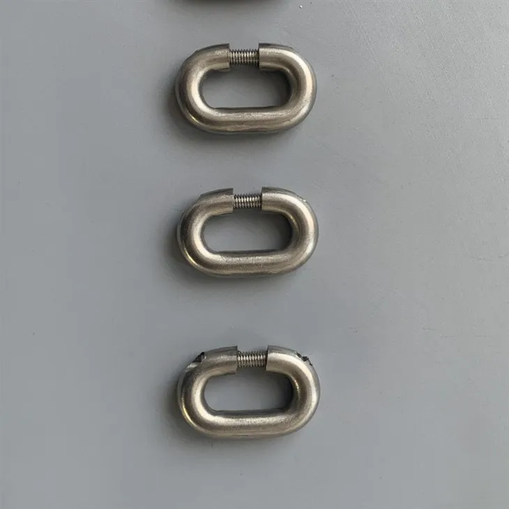 Stainless Steel Connecting Ring Racetrack Shape Buckle